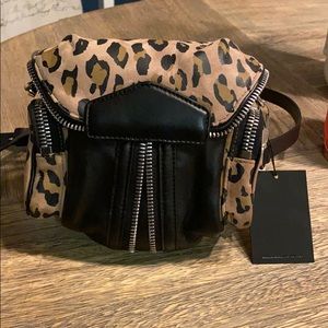 Alexander Wang Leopard cross bossy bag